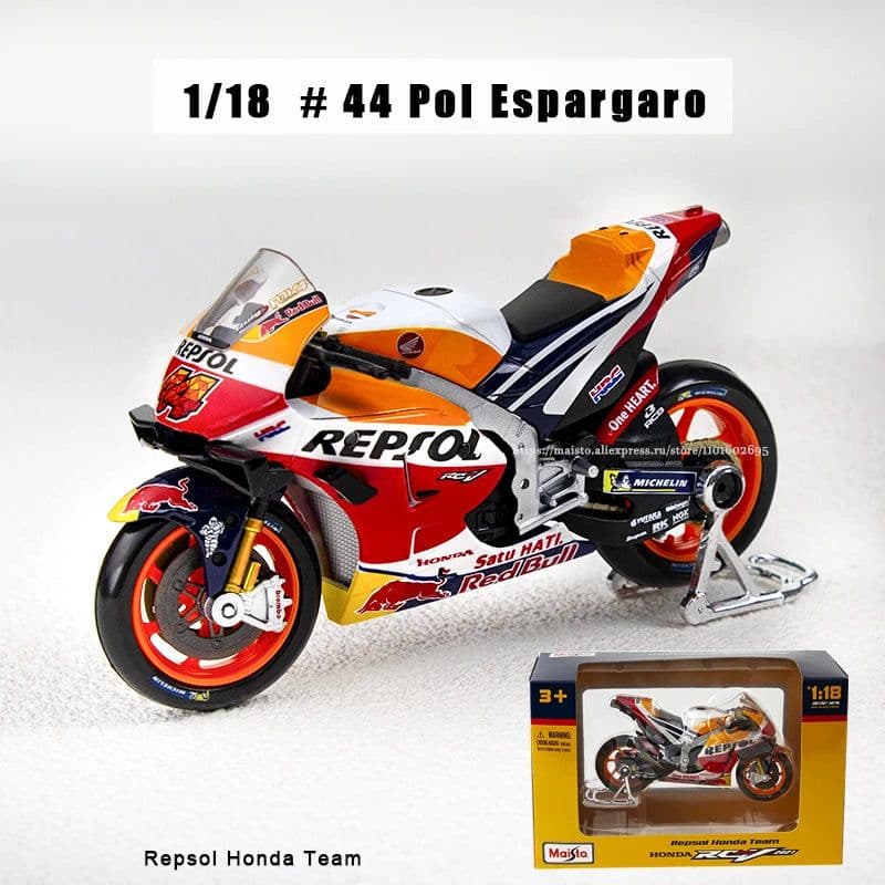 image-Maisto 1:18 Ducati Pramac Racing Alloy Model - Authentic Diecast Motorcycle