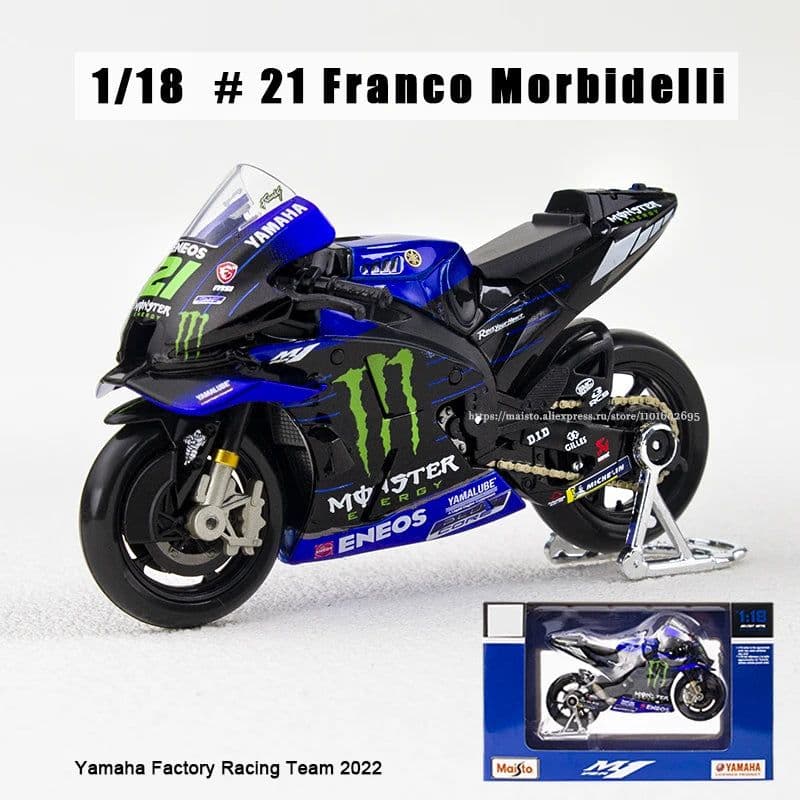 image-Maisto 1:18 Ducati Pramac Racing Alloy Model - Authentic Diecast Motorcycle