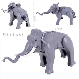 image-Jiu Feng Yan Classic Animals Whale City ZOO Building Blocks for Kids