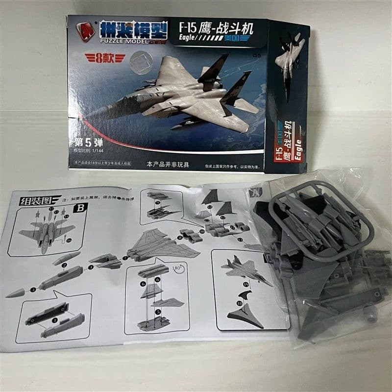 image-GRAPMAN 1:72 Assembly Helicopter & Fighter Plane Military Toy Set