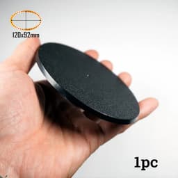 image-Wargame Base World 120x92mm Oval Bases for Wargaming Miniatures