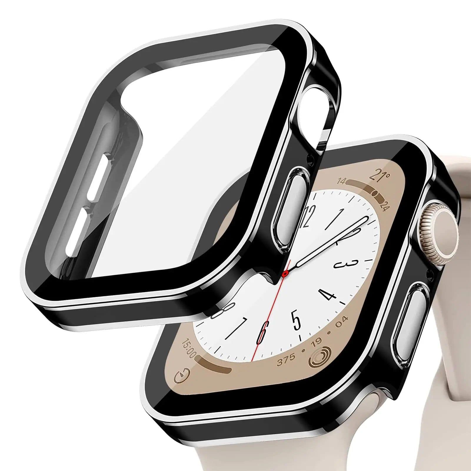 image-Lerxiuer Waterproof TPU Bumper Case & Screen Protector for Apple Watch
