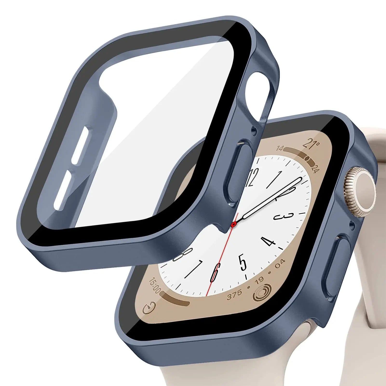 image-Lerxiuer Waterproof TPU Bumper Case & Screen Protector for Apple Watch