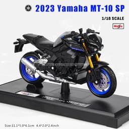 image-Maisto Yamaha Motorcycle 1:18 Scale Diecast Model - Realistic & Fun Toy