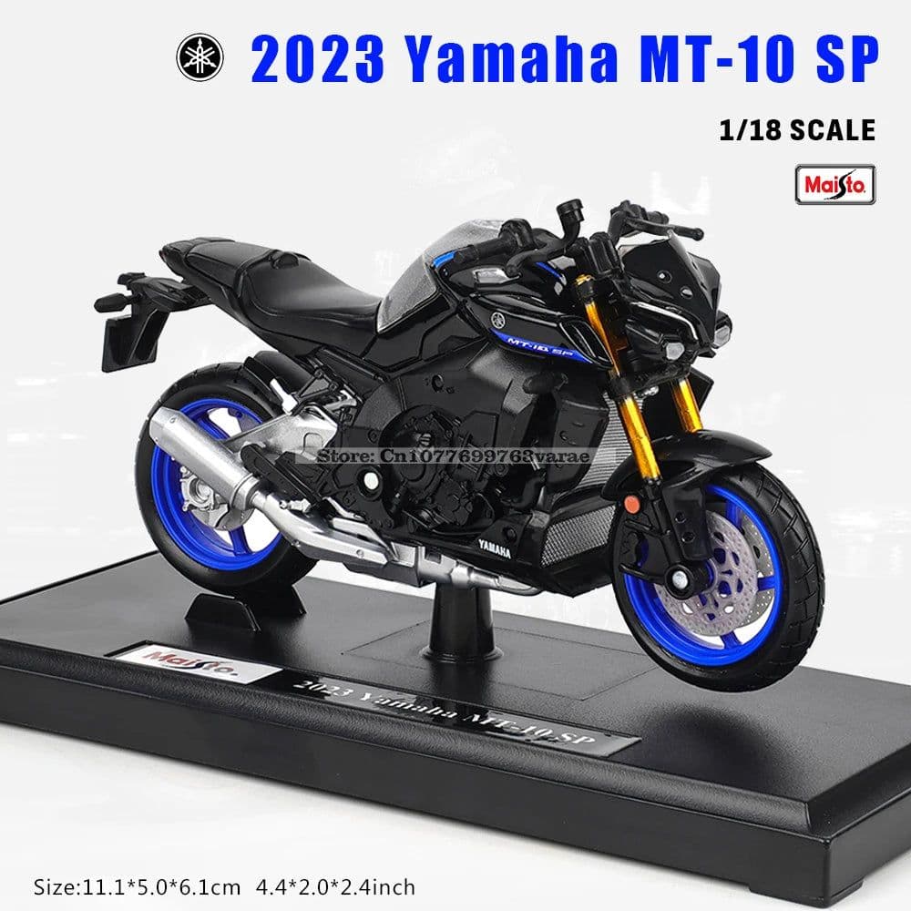 image-Maisto Yamaha Motorcycle 1:18 Scale Diecast Model - Realistic & Fun Toy
