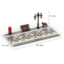 image-MOC Urban Road Scene Building Blocks for Creative Kids Construction Play