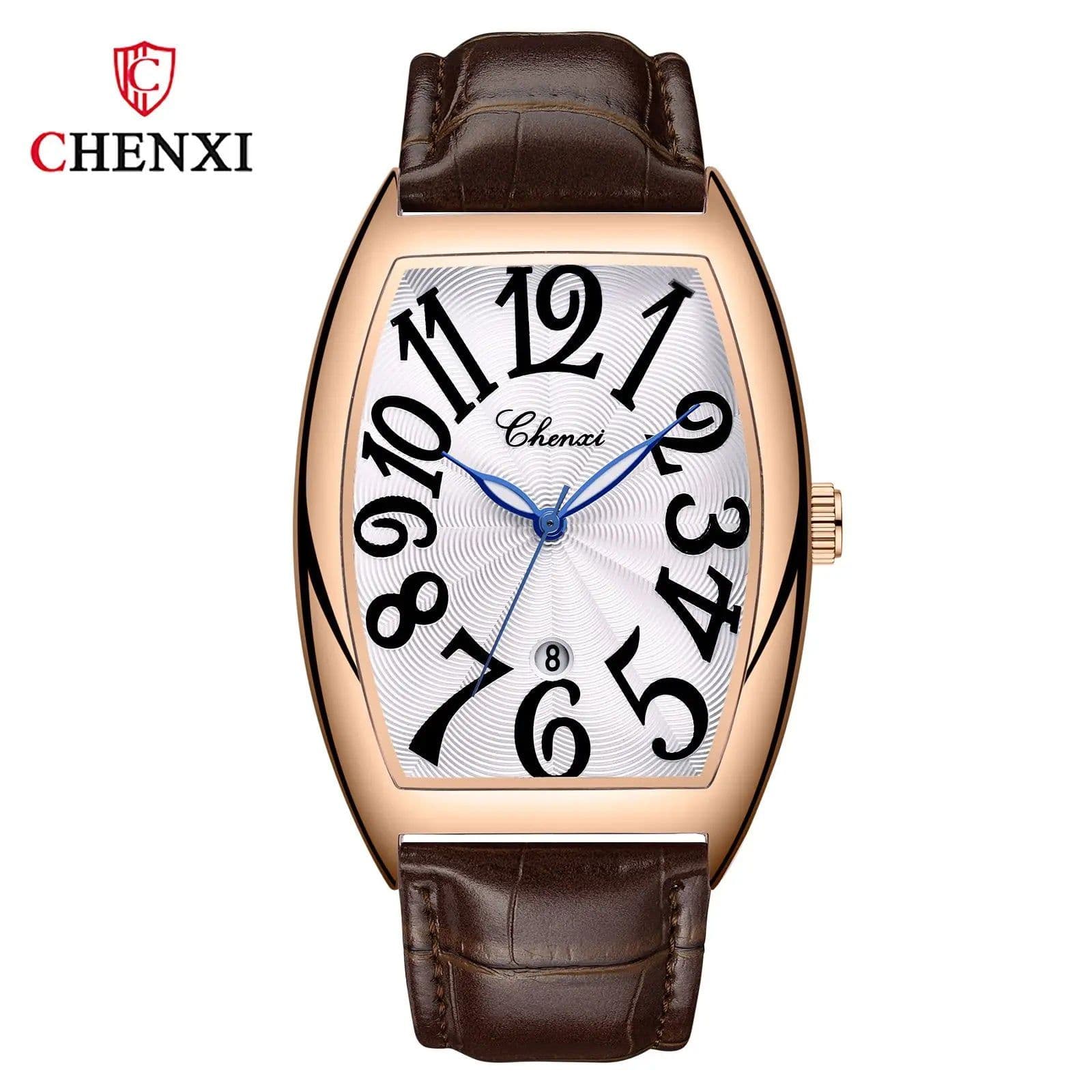 image-CHENXI Quartz Wristwatch with Auto Date and Water Resistance for Casual Wear