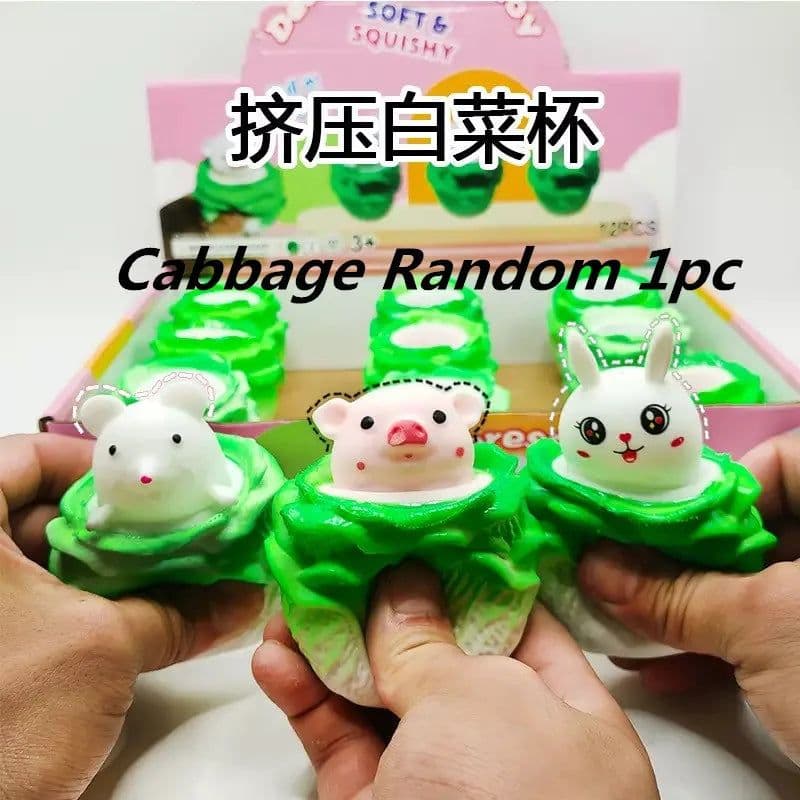 image-TOBEFU Funny Pumpkin Squirrel Astronaut Anti-Stress Fidget Toy Set