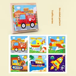 image-SUNVERY 3D Animal Puzzle - Fun Early Learning Toy for Kids Ages 3-6