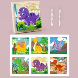 image-SUNVERY 3D Animal Puzzle - Fun Early Learning Toy for Kids Ages 3-6