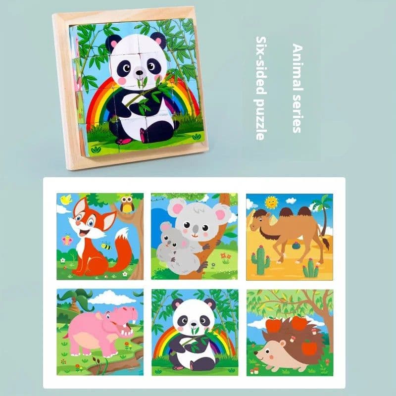 image-SUNVERY 3D Animal Puzzle - Fun Early Learning Toy for Kids Ages 3-6