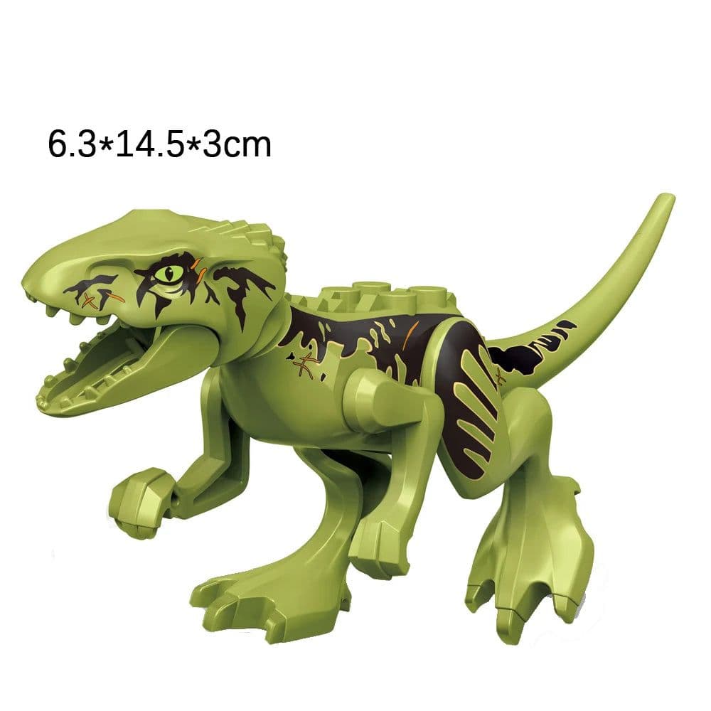 image-Kailybei Jurassic Dinosaur Building Blocks Indominus Rex Action Figure Toy
