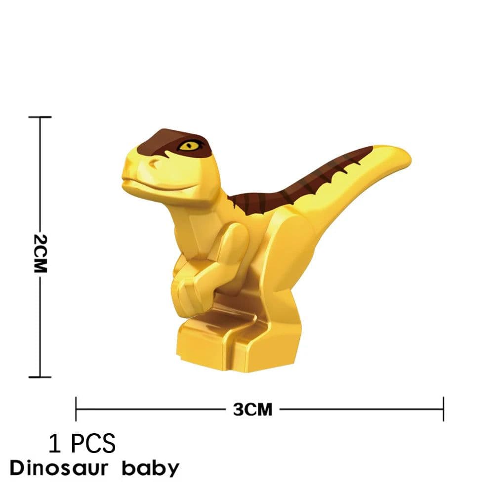 image-Kailybei Jurassic Dinosaur Building Blocks Indominus Rex Action Figure Toy