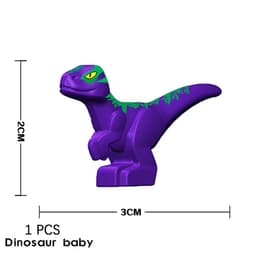 image-Kailybei Jurassic Dinosaur Building Blocks Indominus Rex Action Figure Toy