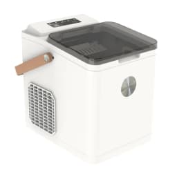 image-Household 12kg 110V/220V-240V Home Commercial Small Counter Top Bullet Shaped Round Ice Cube Maker Electric Portable Ice Machine