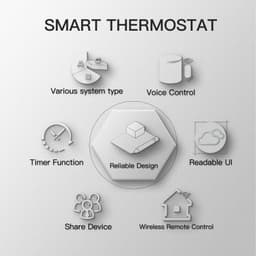 image-Smart WiFi Thermostat Temperature Controller Water Electric Warm Floor Heating Water Gas Boiler Works with Echo Google Home Tuya