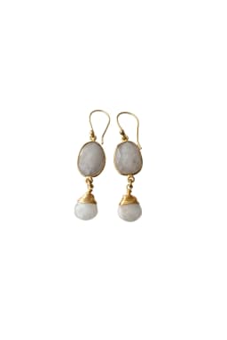 image-Victoria Earrings in Moonstone