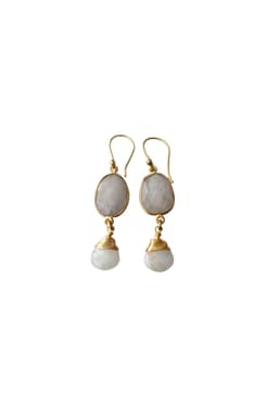 image-Victoria Earrings in Moonstone