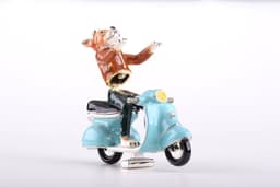 image-Dog on Vespa