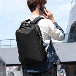 image-Fenruien Brand Laptop Backpack Anti-theft Waterproof School Backpacks USB Charging Men Business Travel Bag Backpack New Design