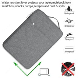 image-Laptop Sleeve Handbag Case for HP 13.3" 13.5" 14" 15.6" 16" Waterproof zipper Portable Notebook Cover for HP 11.6" 12.5" Bag