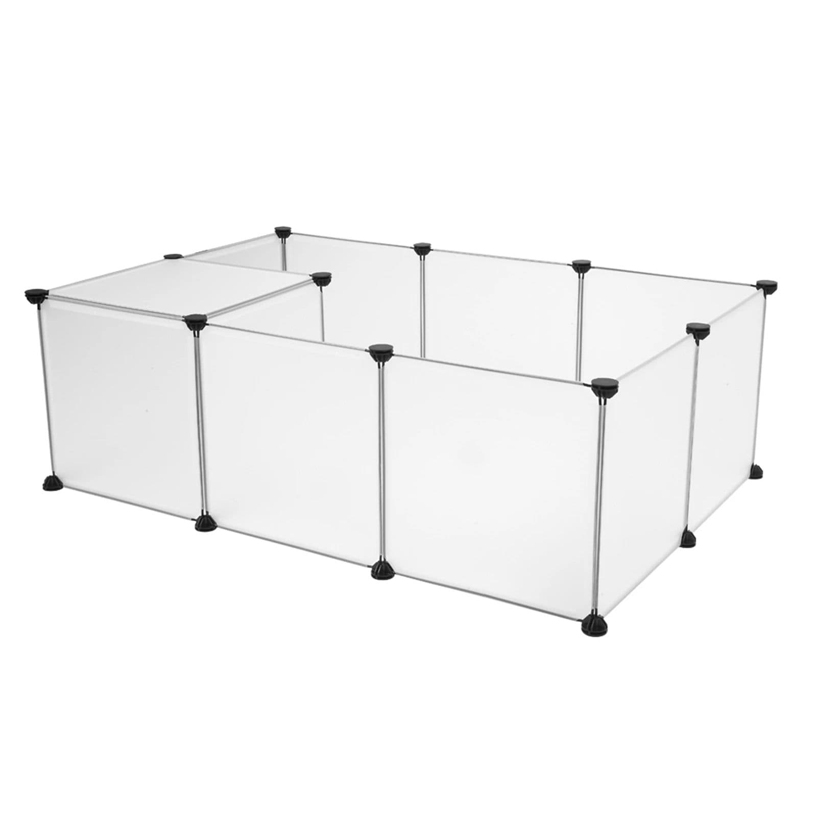 image-Pet Playpen, Portable Large Plastic Yard Fence Small Animals, Puppy Kennel Crate Fence Tent