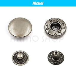image-50set Snap Fasteners Metal Snaps Press Button Studs Optional Installation Tools Kit For Leathercraft Clothes Garment Bags Shoes