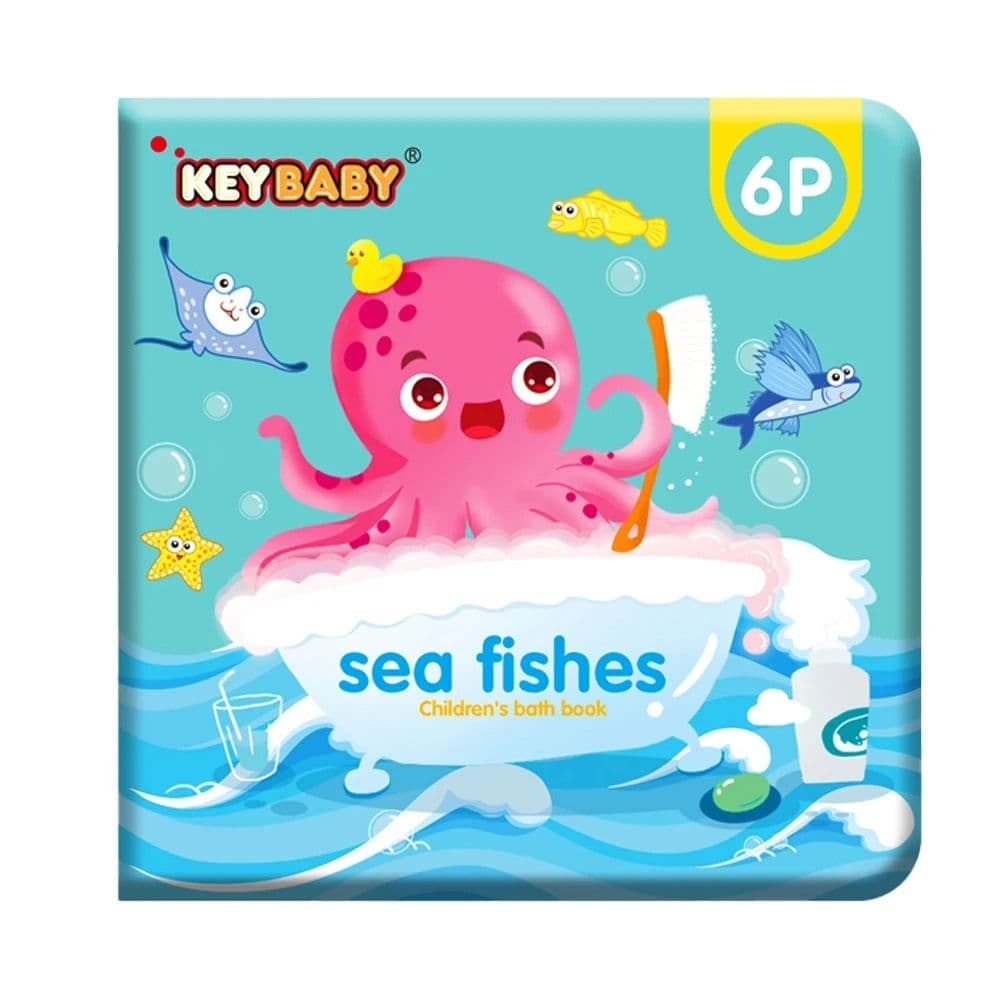 image-Baby Bath Book Cognitive Early Education Books Unbreakable Children's Enlightenment Object Recognition Educational ToyStory Gift
