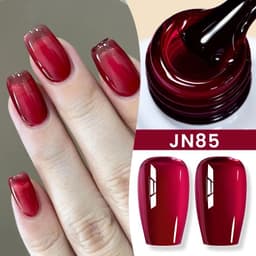 image-BORN PRETTY Milky White Jelly Nude Gel Nail Polish 10ml White Translucent Soak Off Gel Vernis Semi Permanent Need UV Light Cure