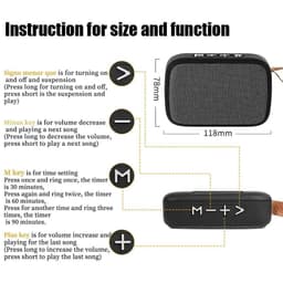 image-Portable Speakers Outdoor Bluetooth 5.0 Mini Oxford Loudspeaker Wireless Column 3D Stereo Music Player Surround Hifi sound Box