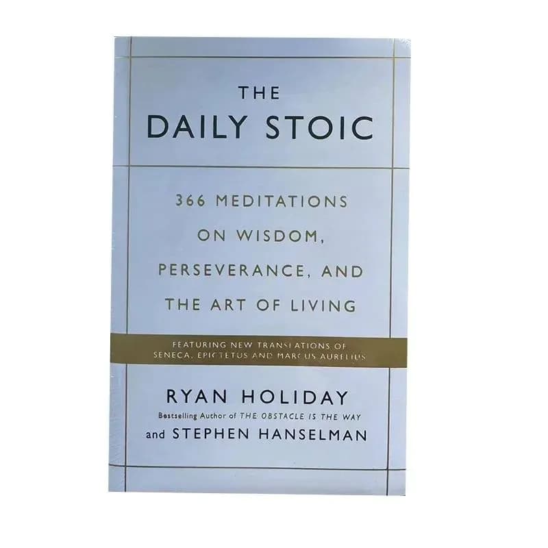 image-The Daily Stoic by Ryan Holiday 366 Meditations on Wisdom Perseverance and the Art of Living Book Libros