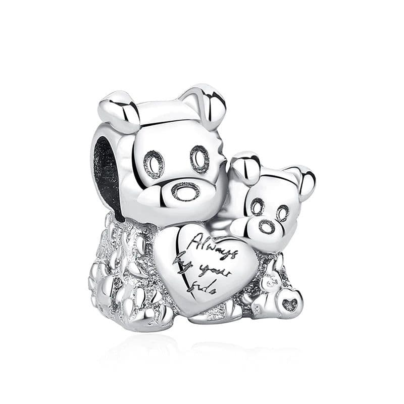 image-Original 925 Sterling Silver Charms Love Pets Dog Cat Paw Print Pendant Beads Fit Brand Bracelets Necklaces Women DIY Jewelry