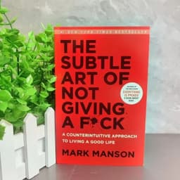 image-The Subtle Art of Not Giving A CAO/Reshape Happiness/How To Live As You Want By Mark Manson Self Management Stress Relief Book
