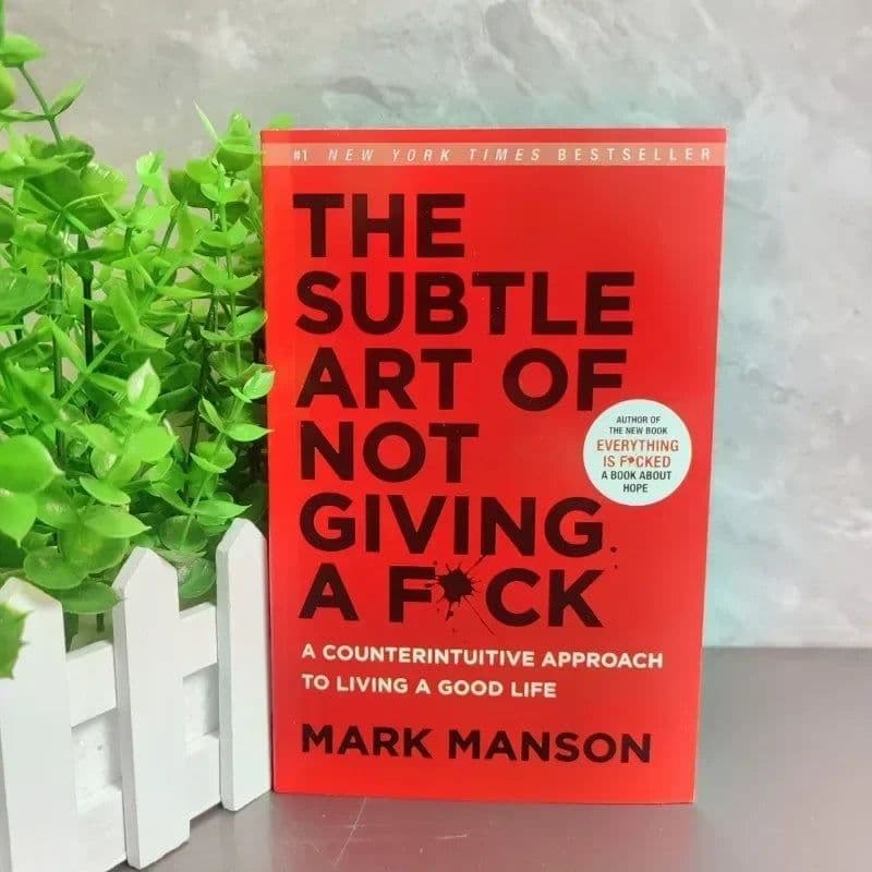 image-The Subtle Art of Not Giving A CAO/Reshape Happiness/How To Live As You Want By Mark Manson Self Management Stress Relief Book