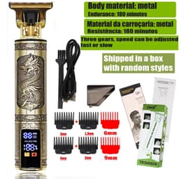 image-T9 Cordless Electric Hairber Shaver Hair Trimer Home Appliances Travel Barber Razors Shaving Machine for Men Trimmer Man