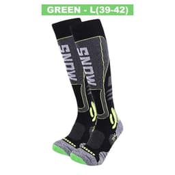 image-High Quality Merino Wool Knee High Long Ski Socks Men Women Winter Outdoor Thermal Hiking Snowboard Thicken Warm Sports Socks