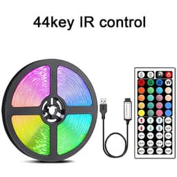 image-Led Strip Lights with 44 Key Remote Control 1m 5m 10m 20m RGB Tape Led Wall Room for Home Bedroom Party Decor TV Backlight