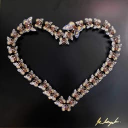image-Heart of Love and Life Wall Art Black
