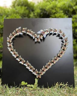 image-Heart of Love and Life Wall Art Black