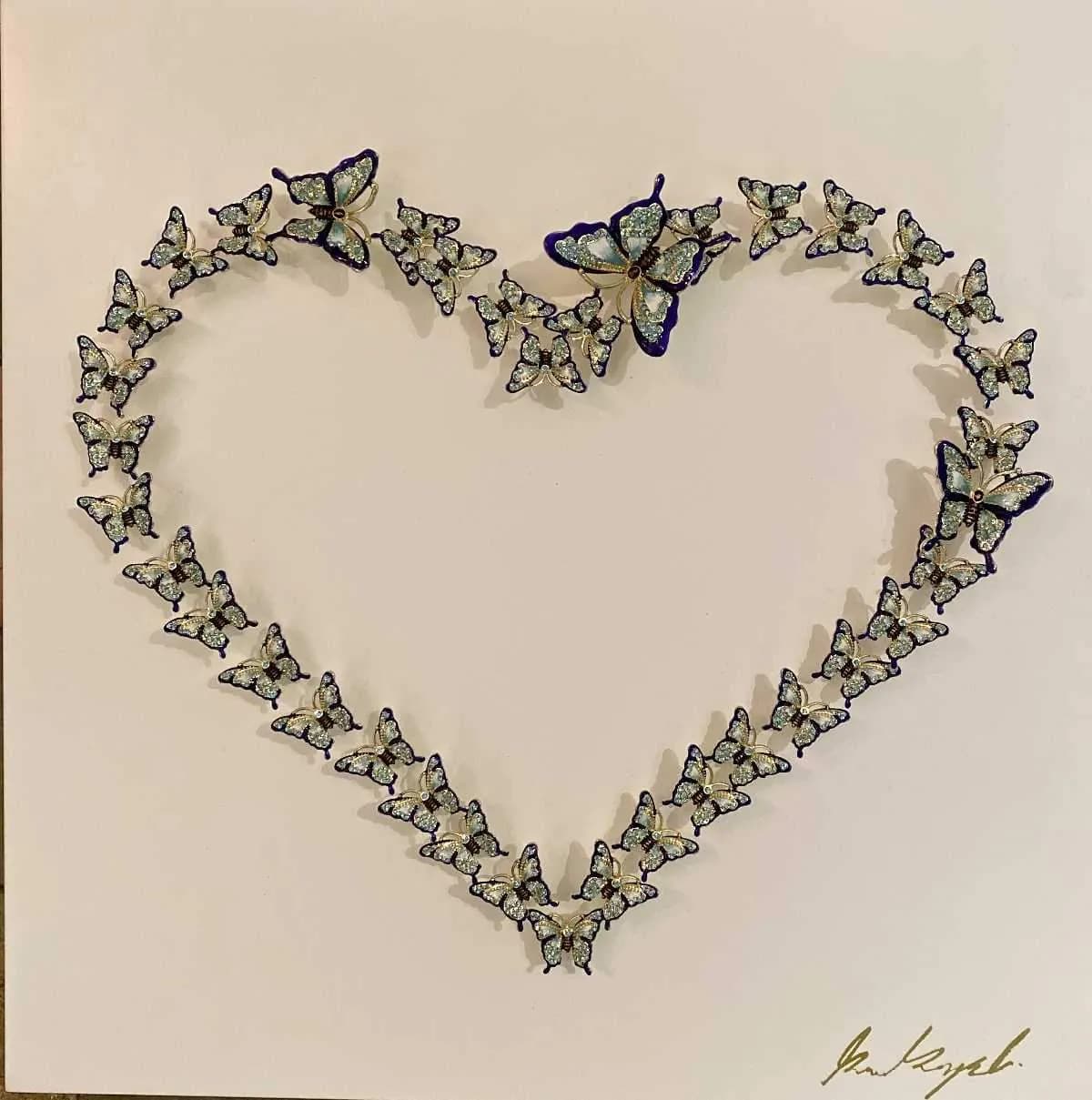 image-Heart of Love and Life Wall Art White