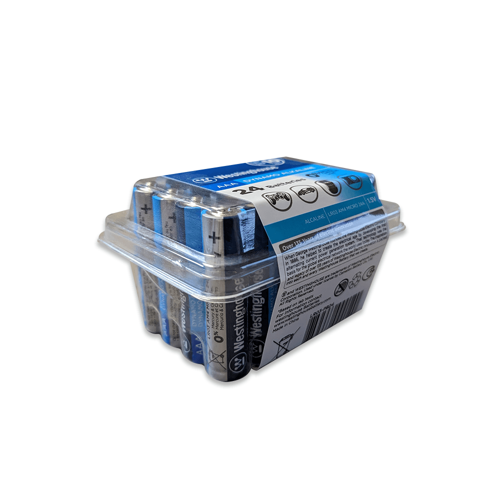 image-Westinghouse AAA Dynamo Alkaline Plastic Tub of 24