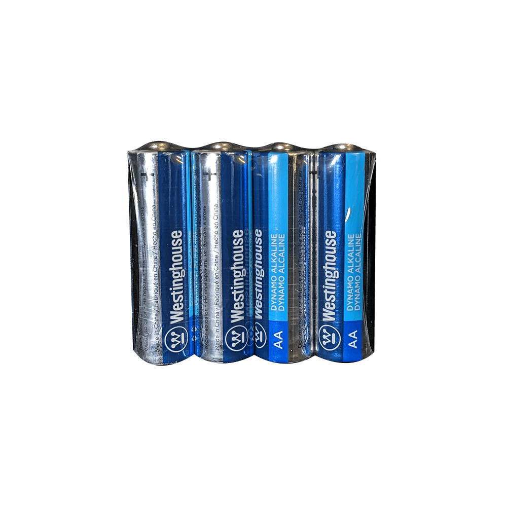 image-Westinghouse AA Dynamo Alkaline 4 Pack Shrink Wrap