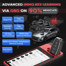 image-Autel MaxiIM KM100 Key Fob Programming Immobilizer Tool 2PCS Autel IKEY for 60s Key Generation OBD IMMO Key Learning on 99% Car