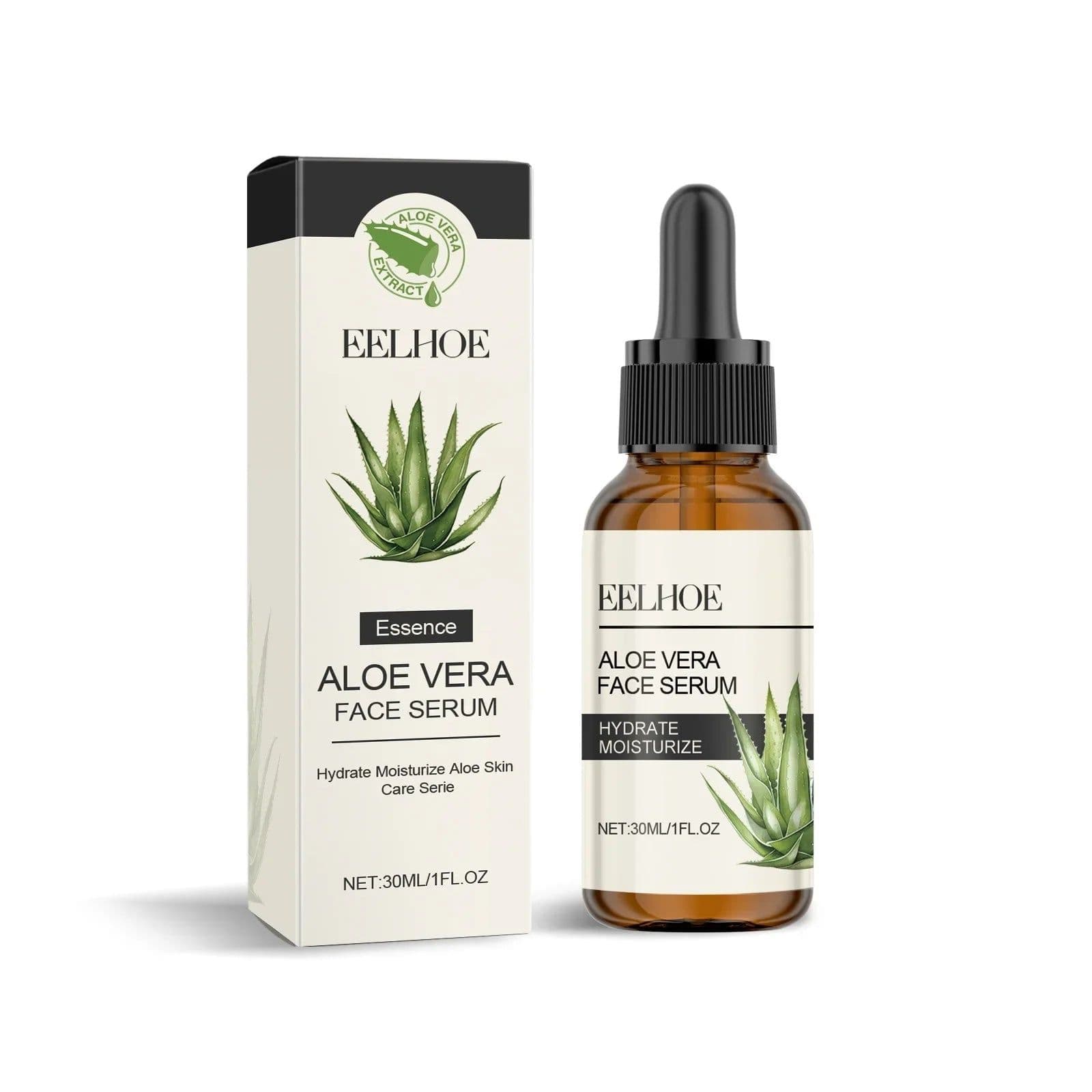 image-Eelhoe Aloe Vera Skin Care Series Fade Fine Lines Light Weight Improving Elasticity Nourishing Hydrating Facial Moisturizing Set
