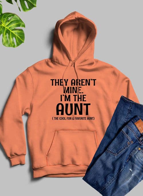 image-They Aren't Mine I'm The Aunt Hoodie