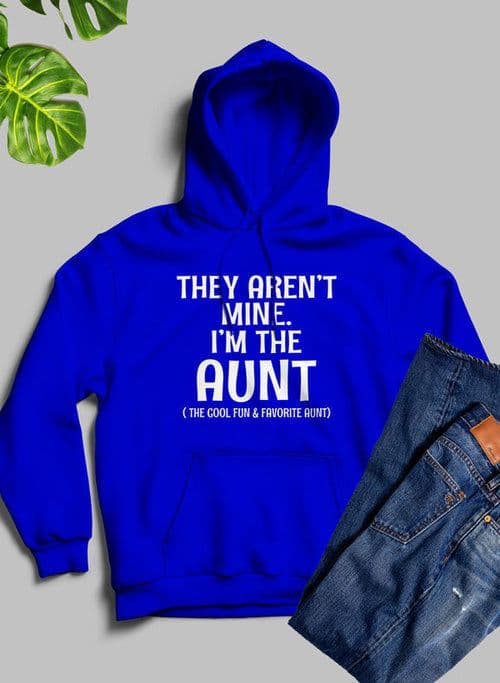 image-They Aren't Mine I'm The Aunt Hoodie