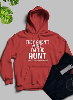 image-They Aren't Mine I'm The Aunt Hoodie