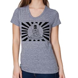 image-Boba Fett Buddha T-Shirt - Eco Friendly Print, Women's Small