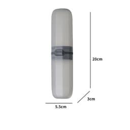 image-Portable Toothpaste Toothbrush Protect Holder Case Travel Camping Storage Box Protect Toothbrush Toothpaste from Dirt and Damage