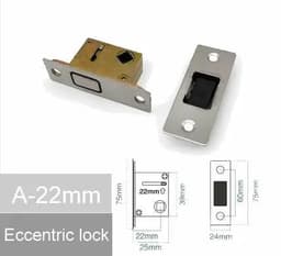 image-Magnetic mute magnetic lock Silent lock body Bathroom door magnetic lock core Eccentric lock Margin 22mm 25mm 30mm 35mm 40mm 50